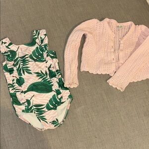 Janie and Jack Light Pink Knit Cardigan